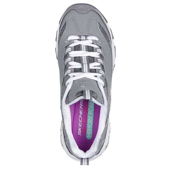 Skechers women’s d’lites me time gray multi wide fit - Picture 5 of 5